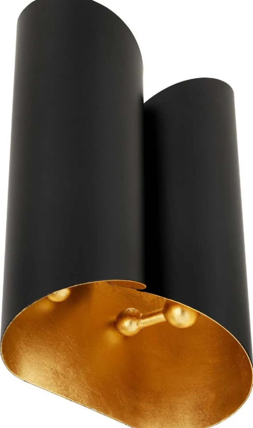 Casa Padrino Designer Wandleuchte Schwarz / Gold 18 x 10,5 x H. 28 cm - Moderne Wohnzimmer Metall Wandlampe - Luxus Qualität