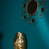 Casa Padrino Designer Wandspiegel Gold Ø 50 cm - Designer Spiegel
