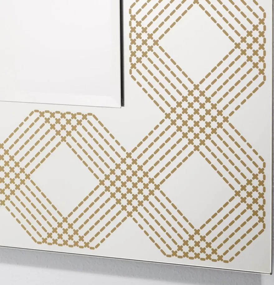 Casa Padrino Designer Wandspiegel Bronze 98 x H. 125 cm - Wohnzimmer Spiegel - Garderoben Spiegel - Luxus Möbel