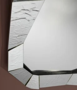 Casa Padrino Designer Wandspiegel Silber 92 x H. 127 cm - Designer Spiegel