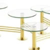 Casa Padrino Designer Wohnzimmertisch / Couchtisch Gold - Designer Wohnzimmermöbel
