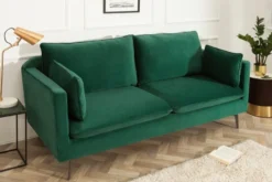 Casa Padrino Designer Wohnzimmer Sofa Grün 210 x 85 x H. 90 cm - Designer Möbel