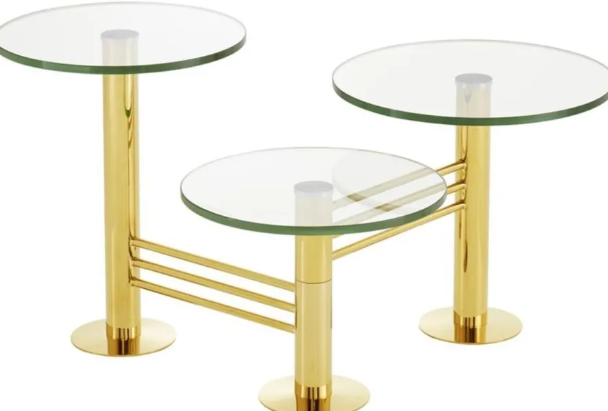 Casa Padrino Designer Wohnzimmer Beistelltisch Gold - Designer Wohnzimmermöbel