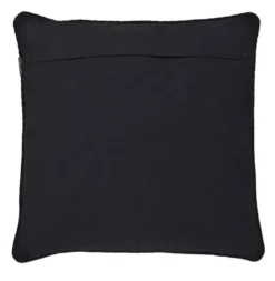 Casa Padrino Designer Zierkissen Schwarz & Grau 50 x H. 50 cm - Luxus Kissen
