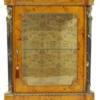 Casa Padrino Empire Vitrine Vogelaugenahorn - Handgefertigt aus Massivholz - Barock Vitrinenschrank 85 x 40 x 105 cm