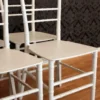 Casa Padrino 4er Set Designer Acryl Stuhl Weiß Ghost Chair - Stühle aus Polycarbonat - 92,5 x 40 x 46 cm