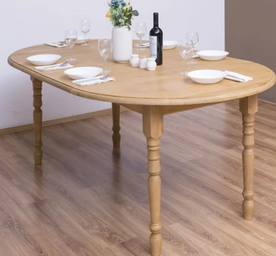 Casa Padrino Esstisch im Landhausstil, 116 x 116 x 78 cm