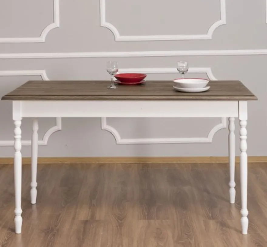 Casa Padrino Esstisch im Landhausstil, 140 x 70 x 78 cm
