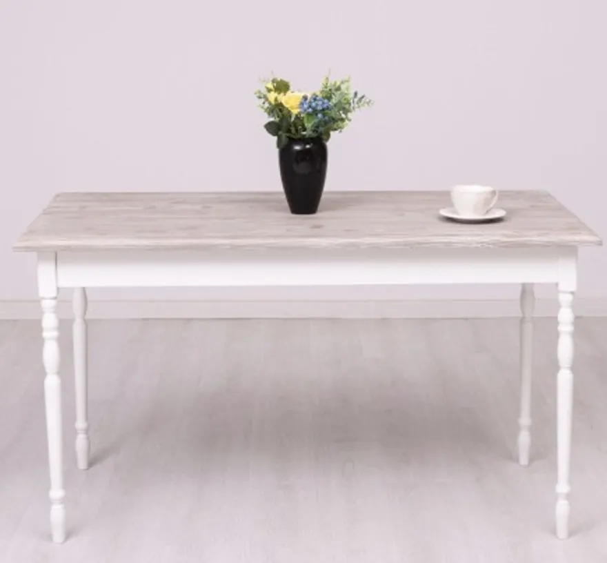 Casa Padrino Esstisch im Landhausstil, 140 x 70 x 78 cm