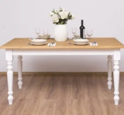 Casa Padrino Esstisch im Landhausstil, 160 x 90 x 78 cm