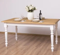 Casa Padrino Esstisch im Landhausstil, 160 x 90 x 78 cm