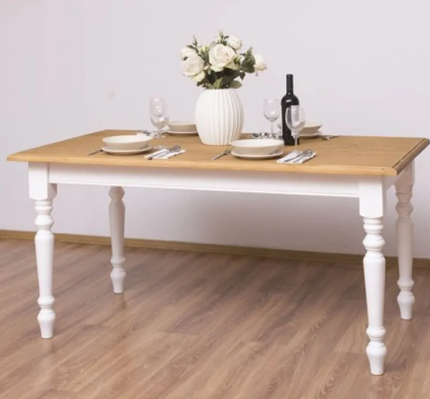 Casa Padrino Esstisch im Landhausstil, 160 x 90 x 78 cm