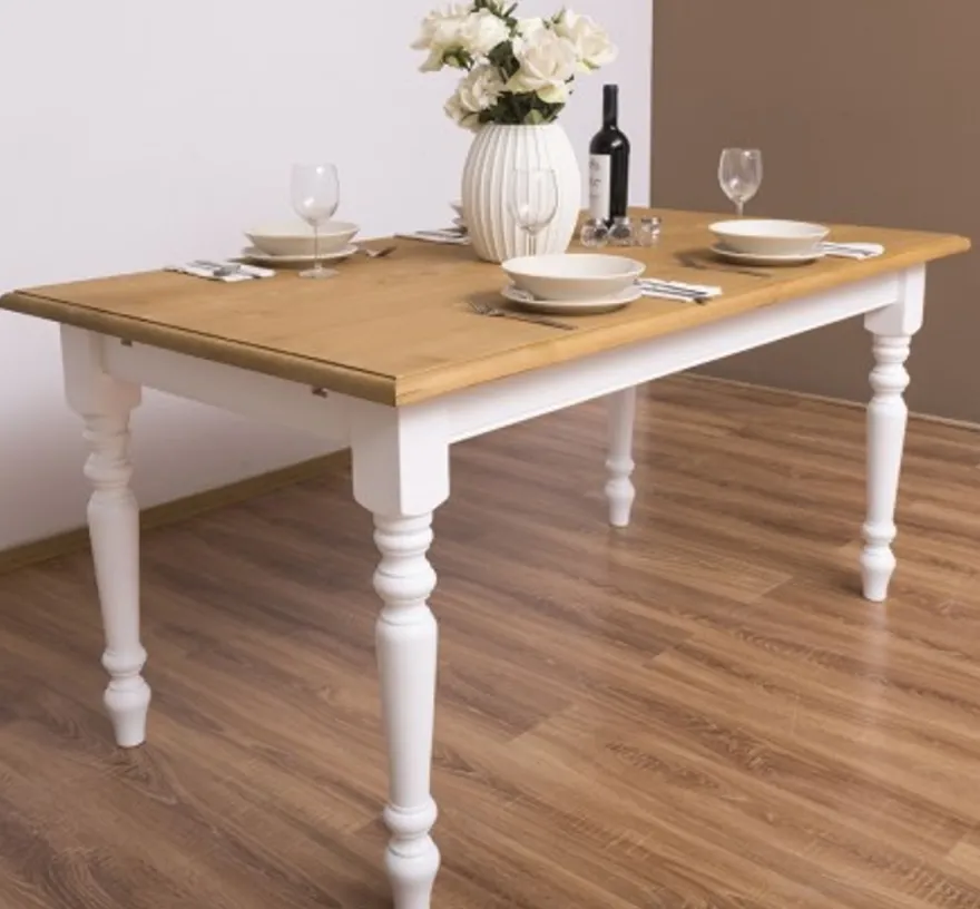 Casa Padrino Esstisch im Landhausstil, 160 x 90 x 78 cm
