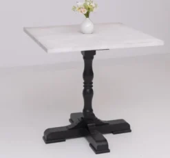 Casa Padrino Esstisch im Landhausstil, 80 x 80 x 78 cm