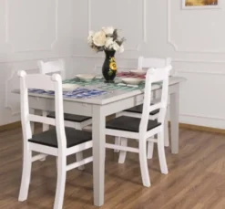 Casa Padrino Esstisch im Landhausstil, 160 x 90 x 78 cm