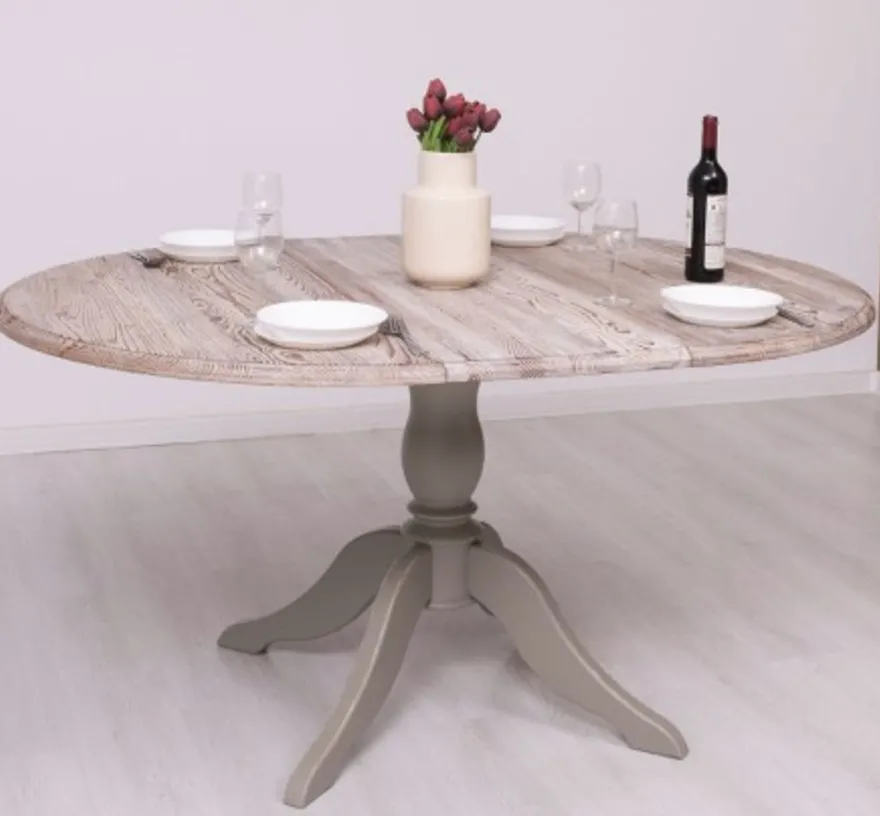 Casa Padrino Esstisch im Landhausstil, 120 x 120 x 78 cm