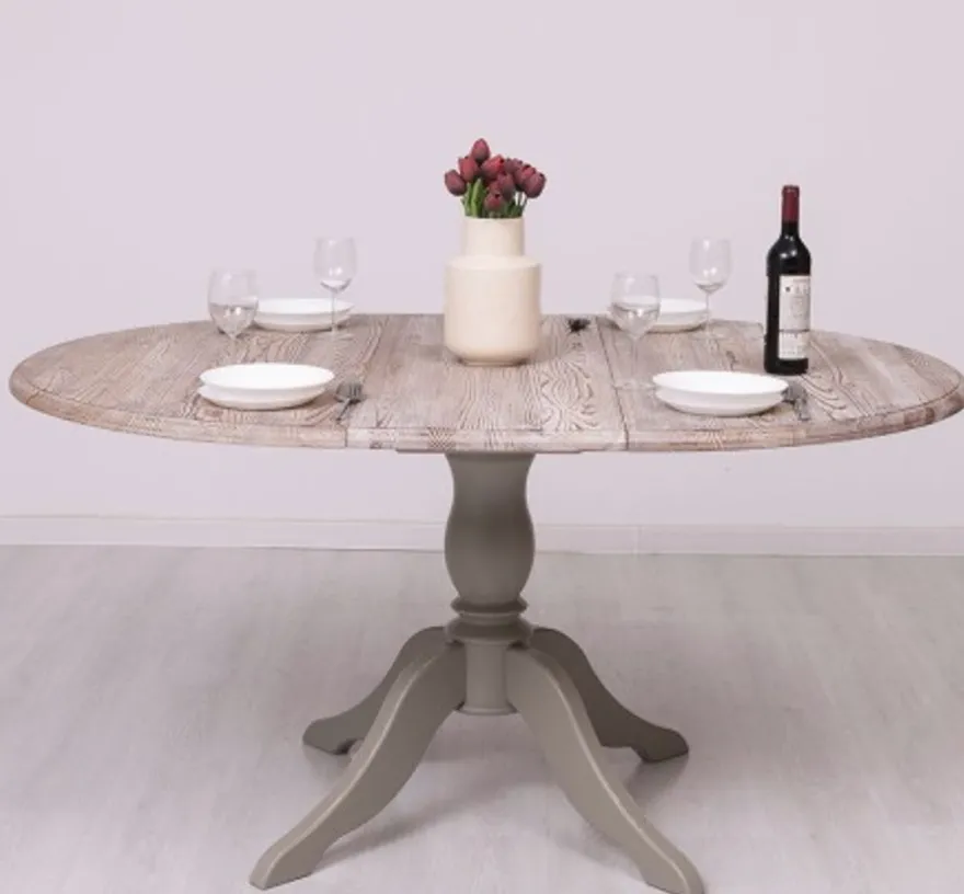 Casa Padrino Esstisch im Landhausstil, 120 x 120 x 78 cm
