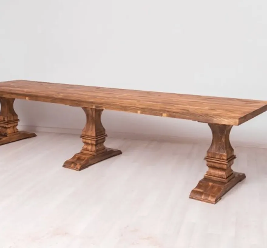 Casa Padrino Esstisch im Landhausstil, 365 x 100 x 78 cm