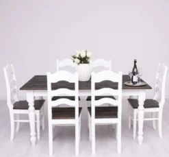 Casa Padrino Esstisch im Landhausstil, 180 x 90 x 78 cm
