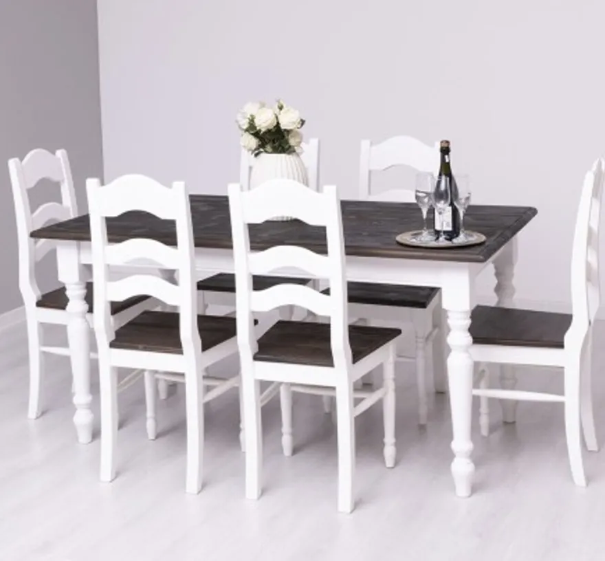 Casa Padrino Esstisch im Landhausstil, 180 x 90 x 78 cm
