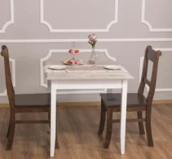 Casa Padrino Esstisch im Landhausstil, 80 x 80 x 78 cm