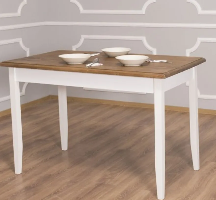 Casa Padrino Esstisch im Landhausstil, 120 x 70 x 78 cm