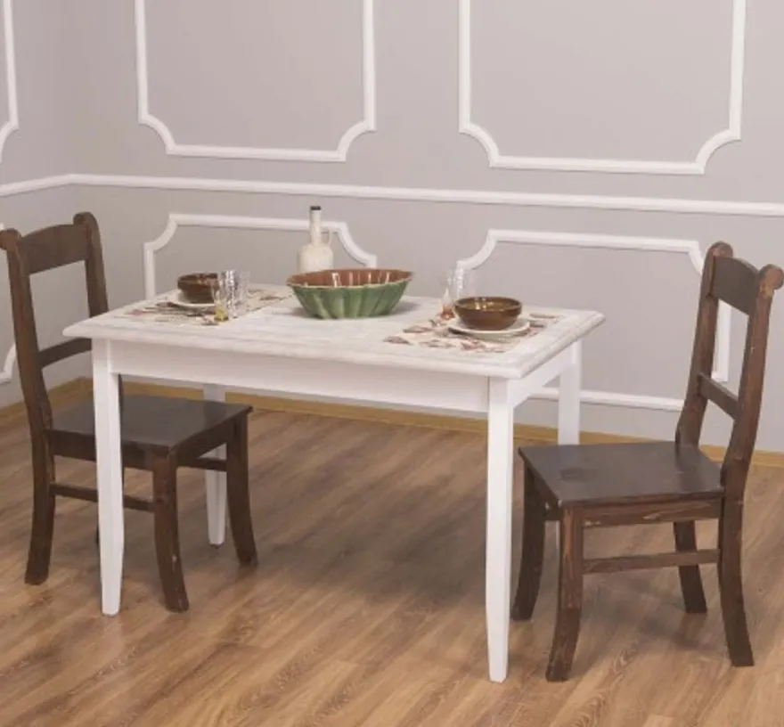 Casa Padrino Esstisch im Landhausstil, 120 x 70 x 78 cm