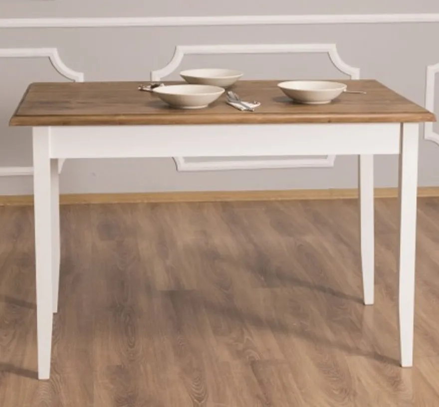 Casa Padrino Esstisch im Landhausstil, 120 x 70 x 78 cm