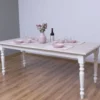Casa Padrino Esstisch im Landhausstil mit Eichenholzplatte, 160 x 90 x 78 cm