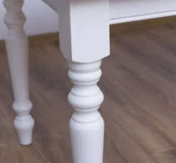 Casa Padrino Esstisch im Landhausstil mit Eichenholzplatte, 160 x 90 x 78 cm