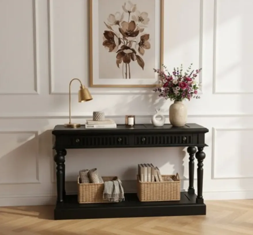 Casa Padrino Esstisch im Landhausstil, 140 x 50 x 80 cm