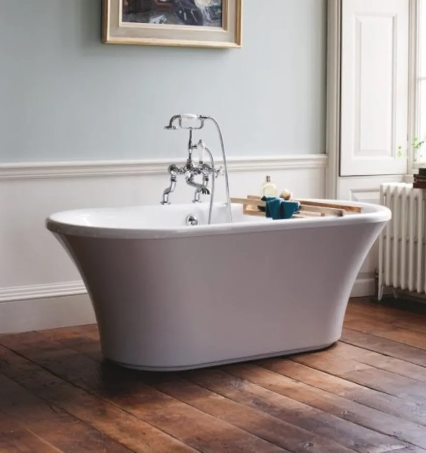 Casa Padrino freistehende Badewanne Modell BBri Retro Antik Design Weiß 1700 mm