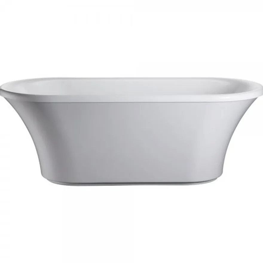 Casa Padrino freistehende Badewanne Modell BBri im Retro Design Weiß 1700 x 750 x 620 mm