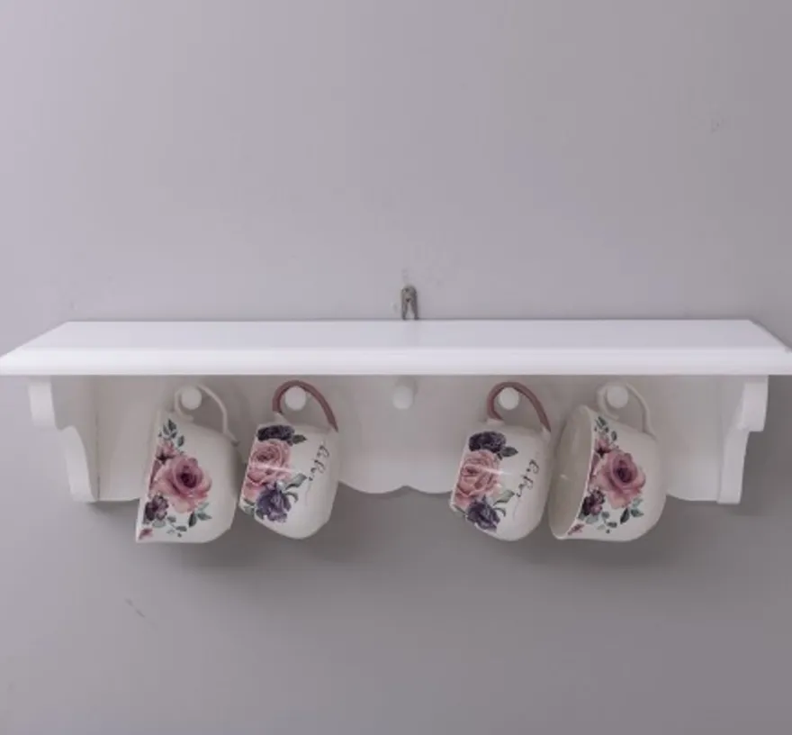 Casa Padrino Garderobe im Landhausstil, 70 x 25 x 16 cm