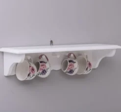 Casa Padrino Garderobe im Landhausstil, 70 x 25 x 16 cm