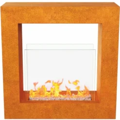 Casa Padrino Garten Deko Bioethanol Kamin 70 cm - Garten & Terrassen Accessoires