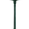 Casa Padrino Gartenlaterne Grün / Kupfer Ø 103 x H. 375 cm - Nostalgische Gartenlampe