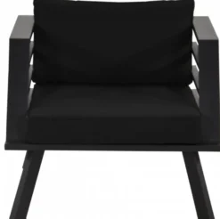 Casa Padrino Gartenmöbel Set mit Polsterung + Sessel + Tisch - Lounge Set
