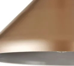 Casa Padrino Hängeleuchte Champagnerfarben / Silber Ø 33,5 cm - Höhenverstellbare Leuchte