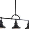 Casa Padrino Industrial Design Hängeleuchte Schwarz 79 cm - Industrie Metall Lampe - Industrieleuchte - Industrial Design Leuchten