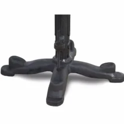 Casa Padrino Industrie Stil Hocker Schwarz / Braun H. 50 cm - Industrie Stil Möbel