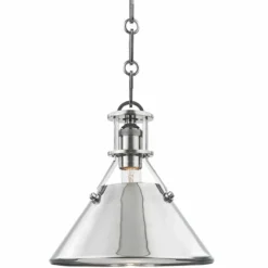 Casa Padrino Industrie Stil Metall Hängeleuchte Silber Ø 24 x H. 23,5 cm