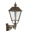 Casa Padrino Jugendstil Außenwandleuchte 24 x 43 x H. 78 cm - Bronze - Nostalgische Wetterfeste Außenleuchte