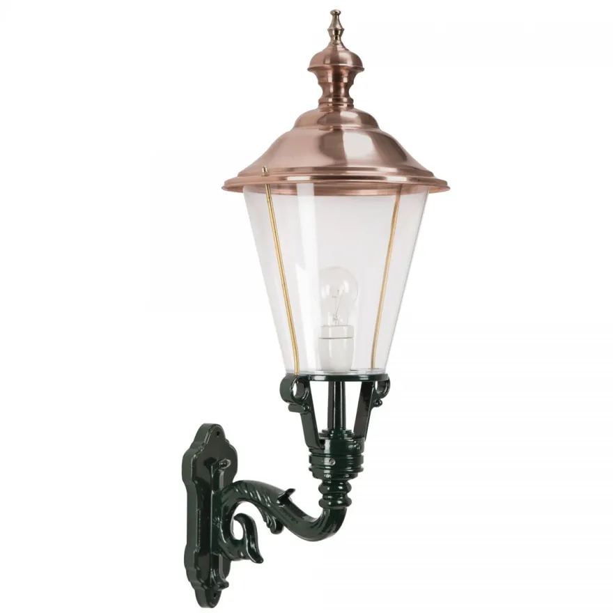 Casa Padrino Jugendstil Außenwandleuchte 29 x 35 x H. 80 cm - Verschiedene Farben - Nostalgische Wetterfeste Außenleuchte