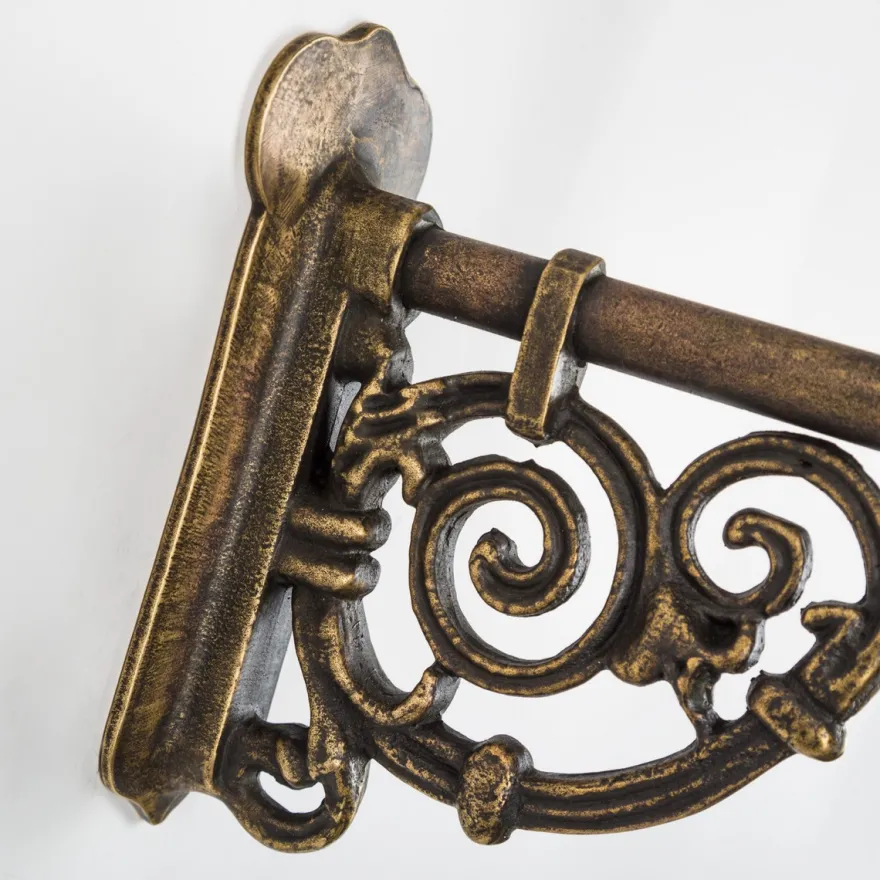 Casa Padrino Jugendstil Außenwandleuchte 21 x 39 x H. 70 cm - Bronze - Nostalgische Wetterfeste Außenleuchte