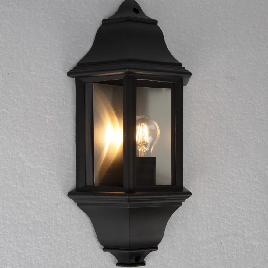 Casa Padrino Jugendstil Außenwandleuchte 25 x 12 x H. 48 cm - Verschiedene Farben - Nostalgische Wetterfeste Außenleuchte