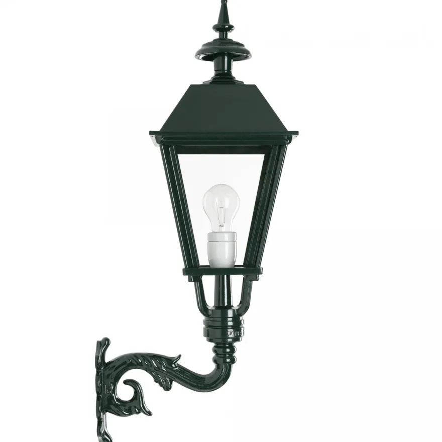 Casa Padrino Jugendstil Außenwandleuchte 22 x 29 x H. 70 cm - Grün - Nostalgische Wetterfeste Außenleuchte