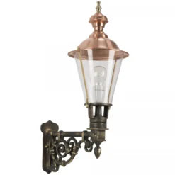 Casa Padrino Jugendstil Außenwandleuchte 22 x 40 x H. 70 cm - Verschiedene Farben - Nostalgische Wetterfeste Außenleuchte