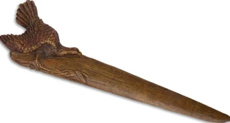 Casa Padrino Jugendstil Bronze Brieföffner 21,9 cm - Barock & Jugendstil Deko Accessoires