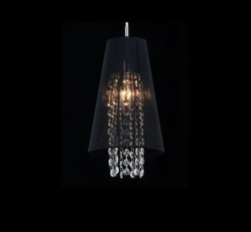 Casa Padrino Jugendstil Deckenleuchte aus Metall und Glaskristall in Nickel, 17 x H 100 cm, elegante Lampe
